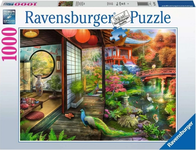 Ravensburger Japán Kert Teaház Puzzle 1000 darabos