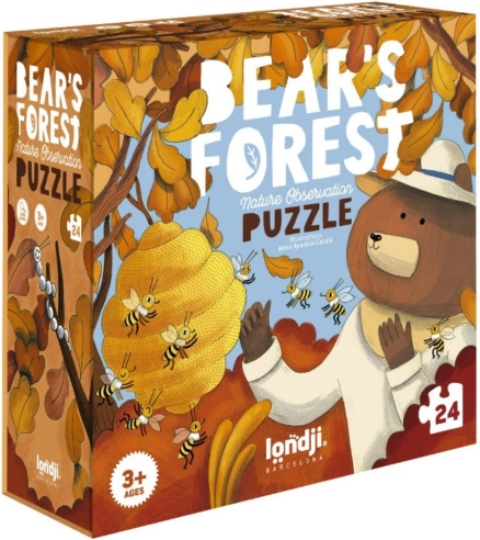 Puzzle Medve erdő 24 db