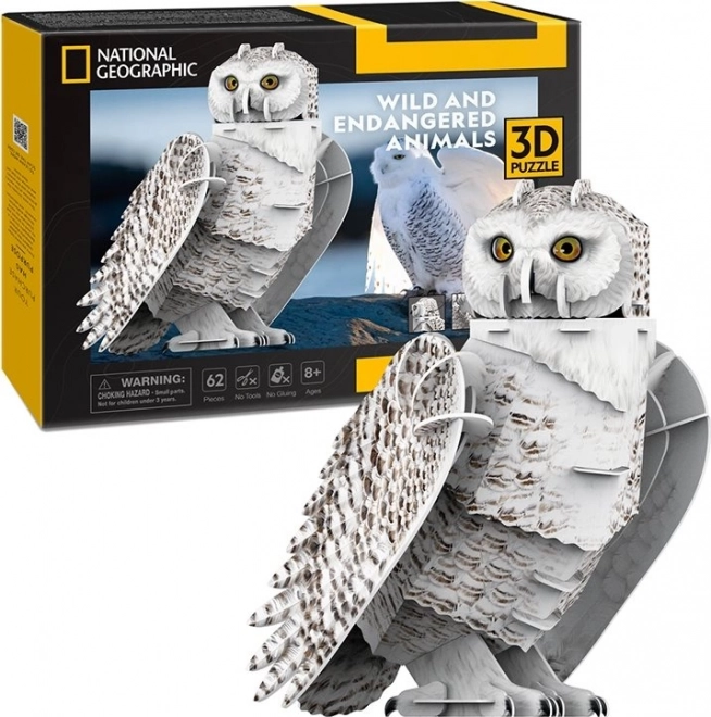 CubicFun 3D puzzle Hóbagoly