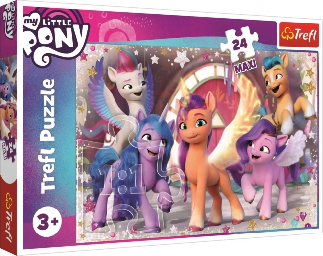 My Little Pony vidám pónik maxi puzzle (24 darab)