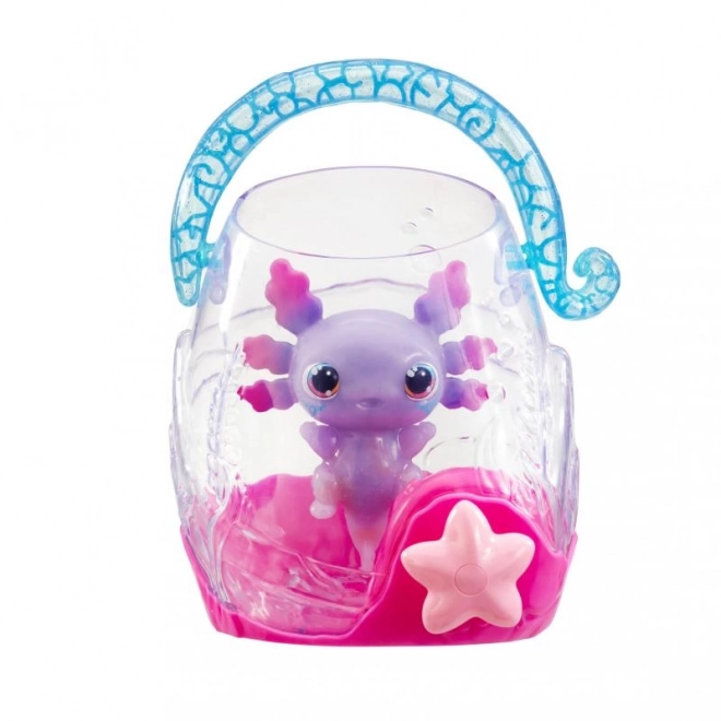 Világító Axolotl akváriumban