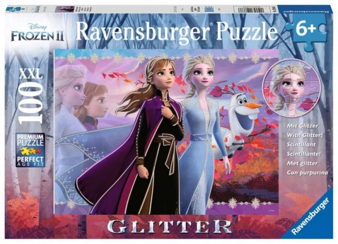 Ravensburger csillogó puzzle Jégvarázs 2 XXL 100 darabos