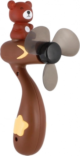 Maci mintás műanyag kézi ventilátor
