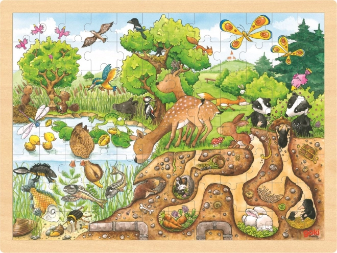 Nagy természet gyerek puzzle