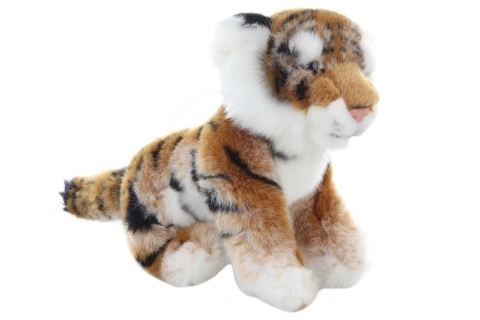 Barna plüss tigris 25 cm