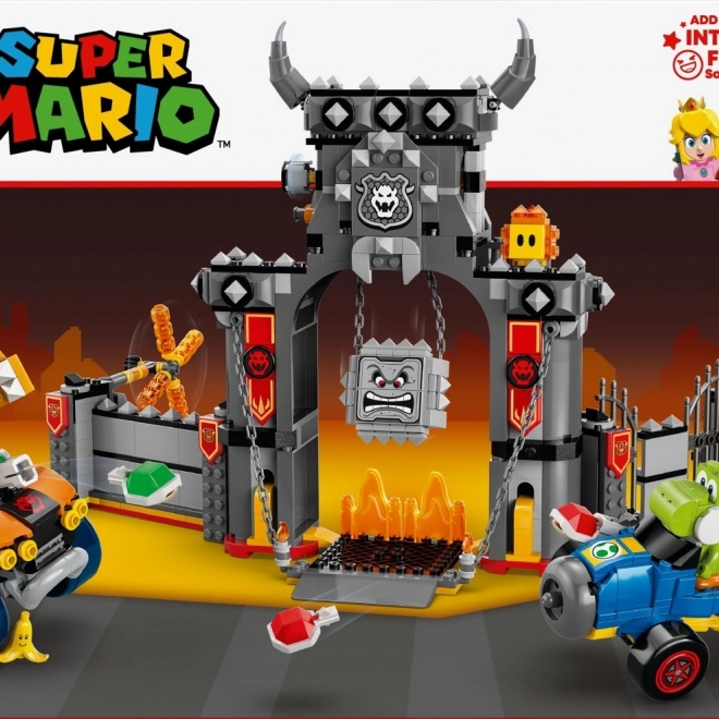 Építőkészlet Mario Kart - Bowser és vára
