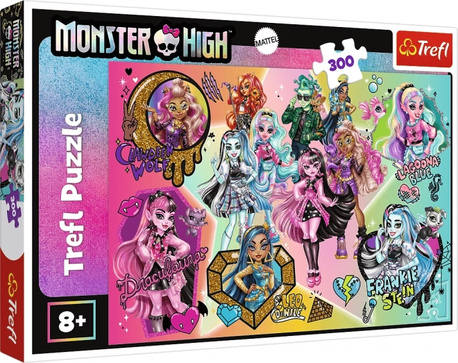 Trefl Puzzle Monster High: zombik a csúcson 300 darab