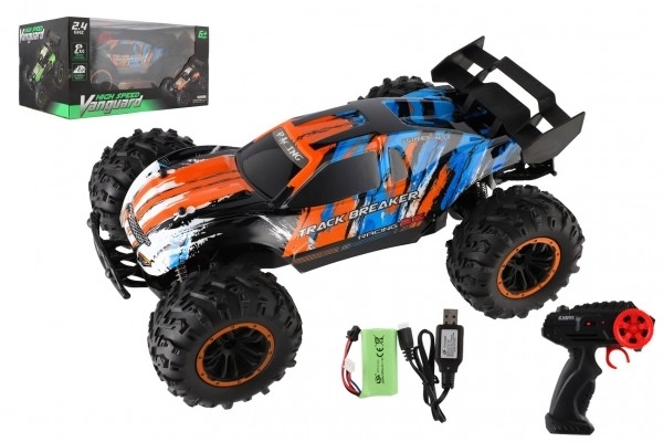 Gyorsasági RC buggy narancs-kék