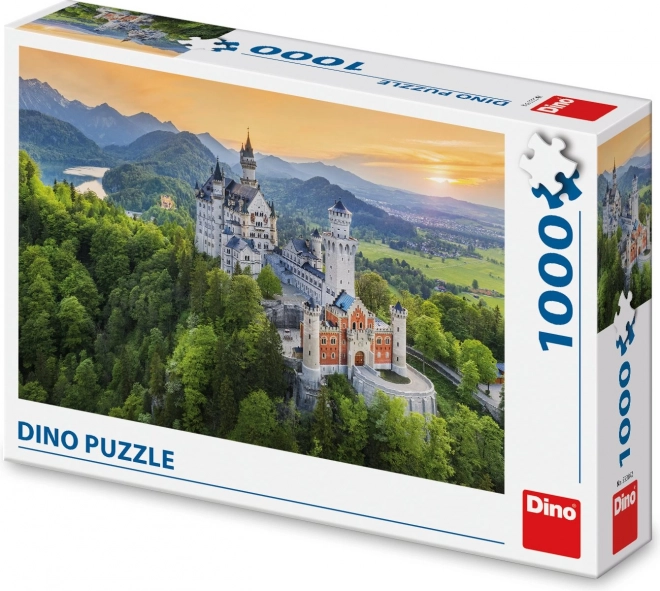 Neuschwanstein tavaszi puzzle 1000 darabos