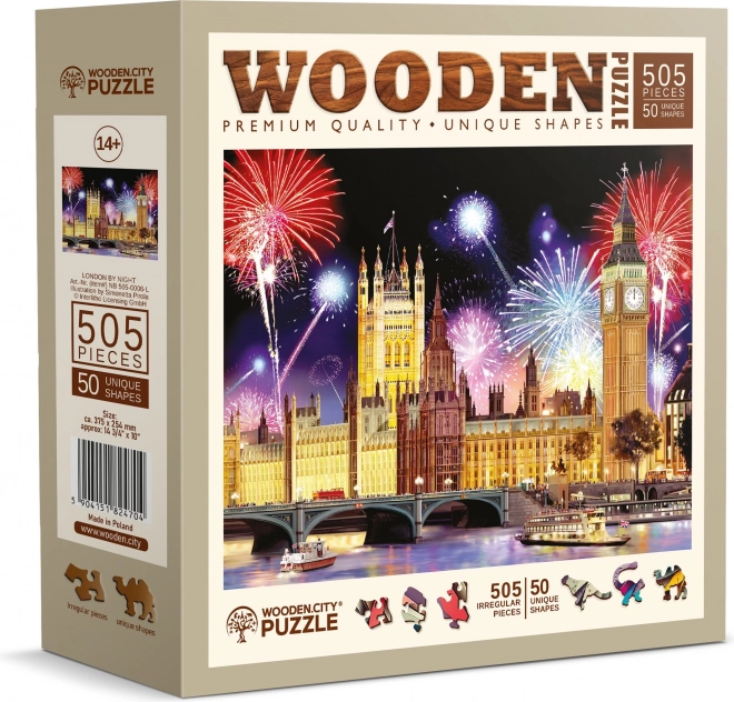 Éjszakai Londoni Fa Puzzle - 505 Darab