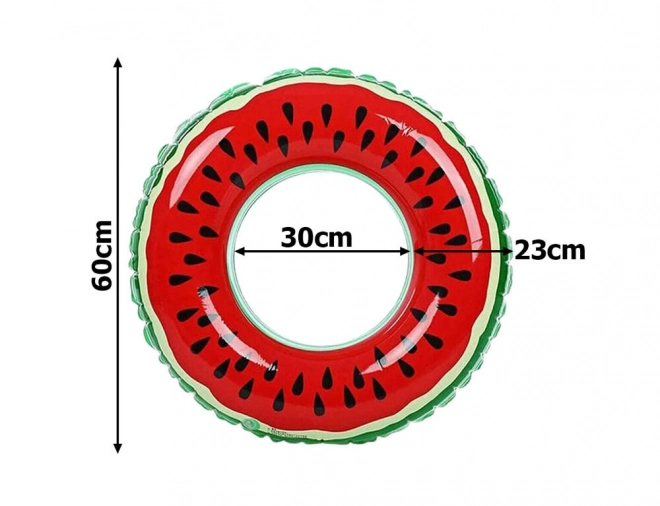 Nagy dinnye felfújható úszógumi 70 cm