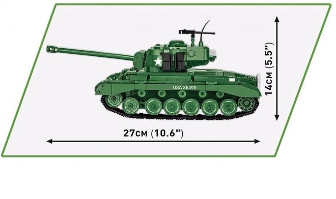 cobi második világháborús M26 Pershing tank készlet