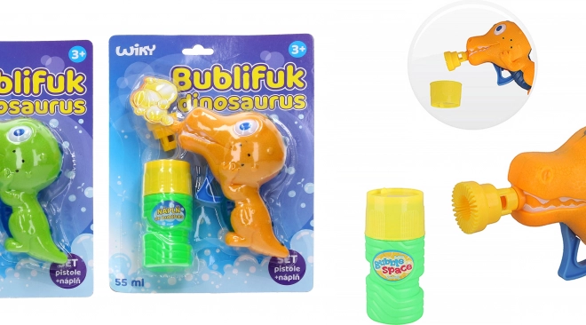 Dinoszaurusz buborékfújó – Narancssárga