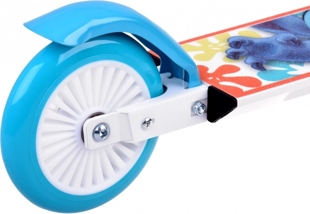 Összecsukható roller Disney STITCH fehér gyermekeknek 50 kg-ig
