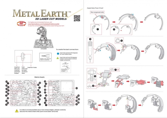 Metal Earth 3D puzzle Star Wars pusztító droid