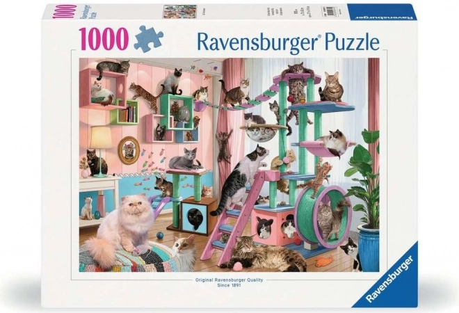 Puzzle Macskás égbolt 1000 darab