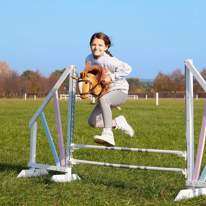 Fahobby ló rudazaton - Hobby Horse HOPPIHORSE Kásztanbarna