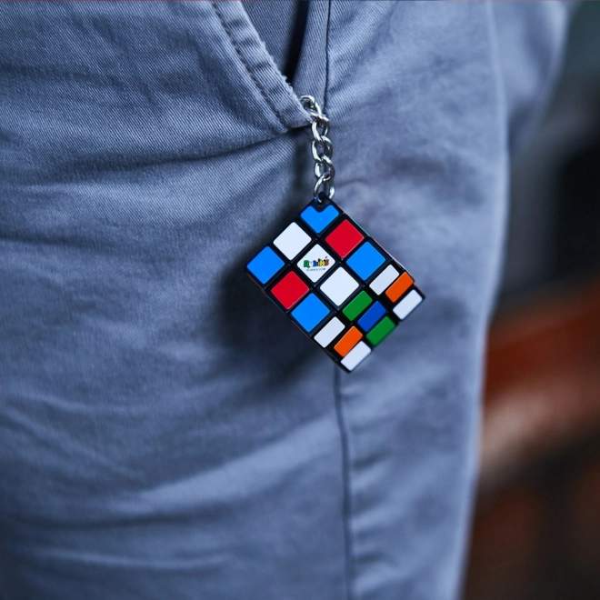 Rubik kocka 3x3 kulcstartó