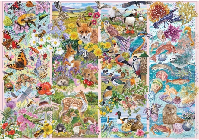 Kíváncsi teremtmények puzzle - 500 darab
