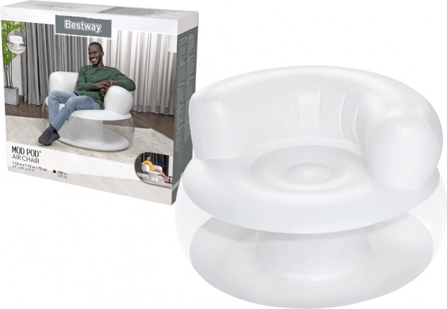 Felfújható szék Fehér 112 x 112 x 70 cm Bestway