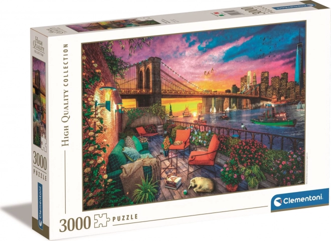 Clementoni Manhattan erkély puzzle 3000 db