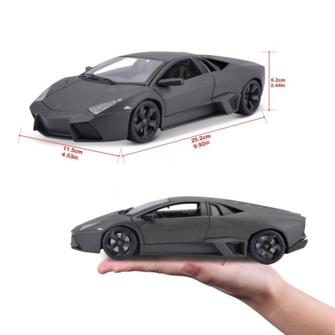 Bburago 1:18 lamborghini reventón fém autó - szürke