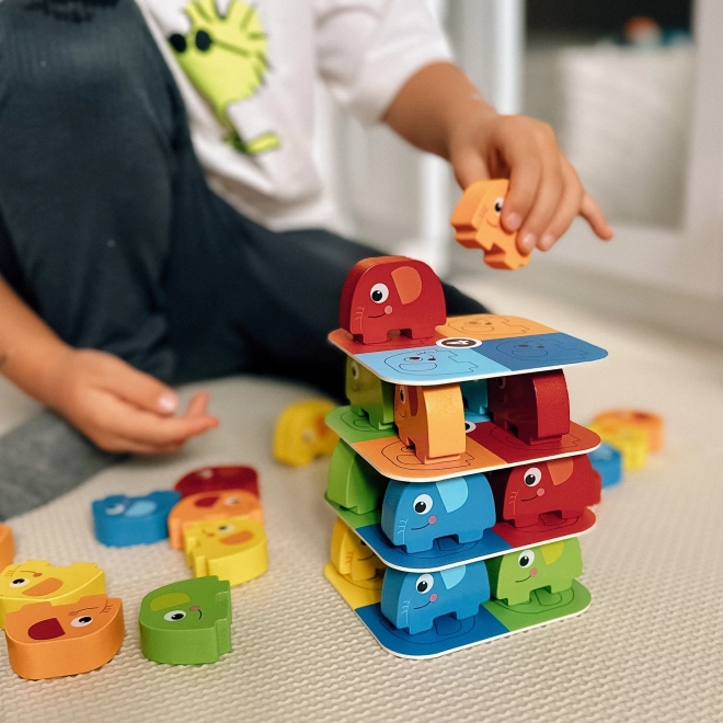 Woopie Zöld elefánt az elefánton játék