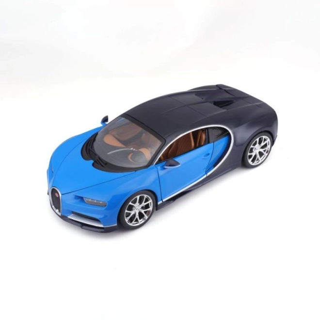 Bburago Bugatti Chiron modellautó kék/sötétkék 1:18