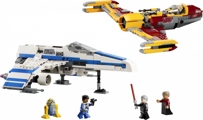 Star Wars E-Wing Új Köztársaság vs Shin Hati Vadászgép LEGO készlet