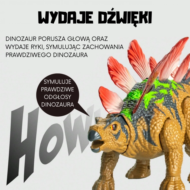 Woopie Dinoszaurusz távirányítós RC Robot Stegosaurus