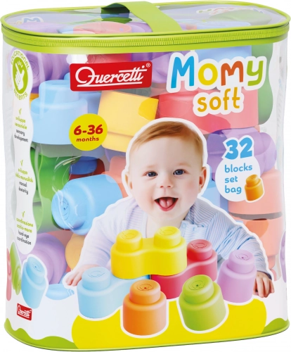Momy puha építőkockák táskában
