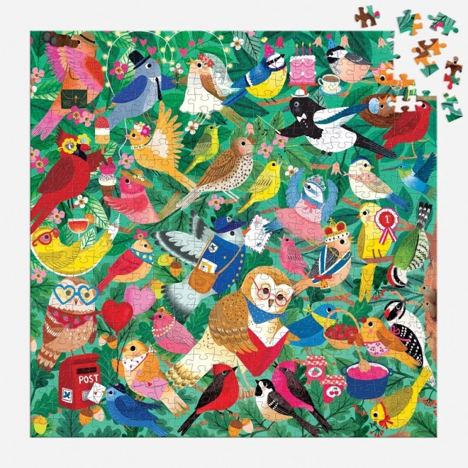 Puzzle Mudpuppy Madárvilág 500 darab