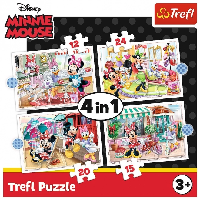 4 az 1-ben puzzle Minnie és barátai