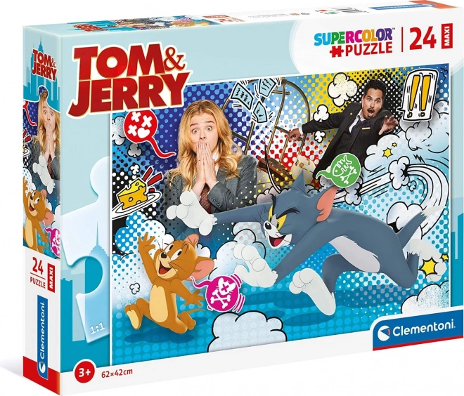 Tom És Jerry Clementoni maxi puzzle 24 db