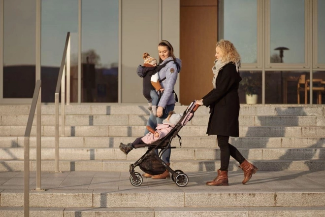 Ergonomikus hordozó MoMi Collet kék