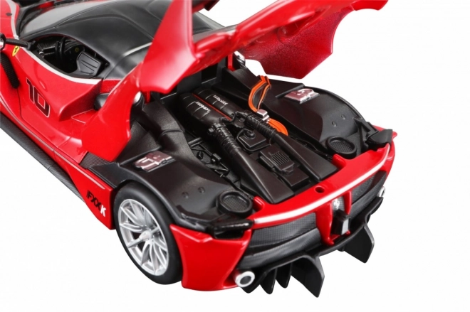 Ferrari FXXK piros 1/24 összerakható autómodell