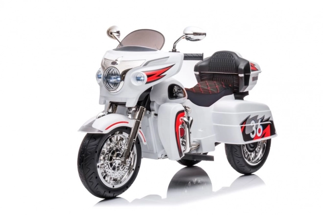 Elektromos háromkerekű motorkerékpár Goldwing fehér