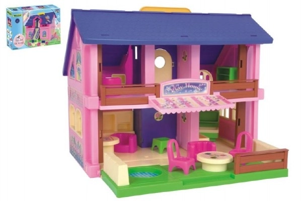 Kétszintes babaház 37 cm Play House