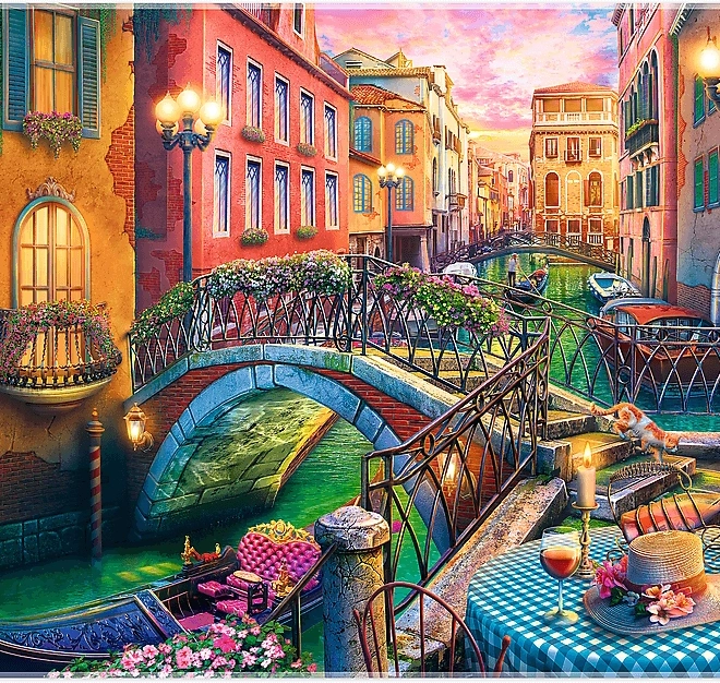 Puzzle Velencei este 3000 darabos