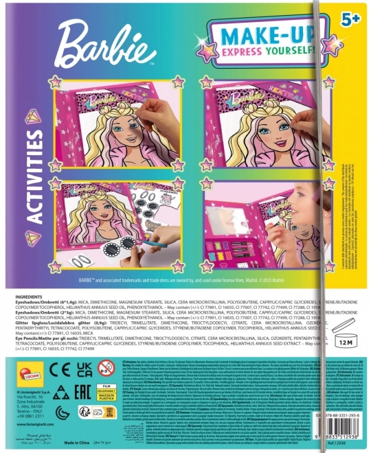 Barbie smink művészeti könyv