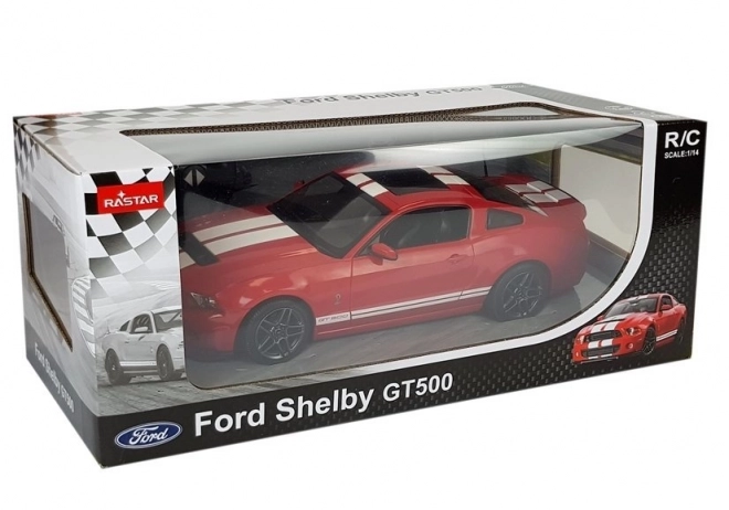 Pirosszínű Ford Shelby távvezérelt autó 1:14 méretarányban