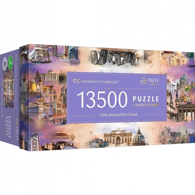 Trefli Városok a felhők felett puzzle 13500 darabos