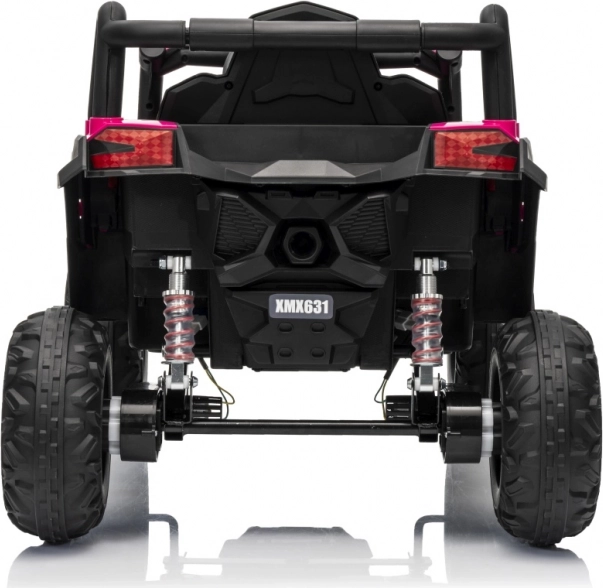 Gyermek elektromos autó Buggy Madman UTV-MX rózsaszín