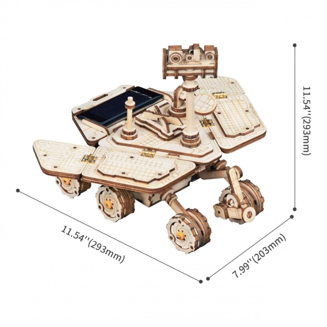 Rokr 3D fa puzzle Vagabond Rover napról hajtva