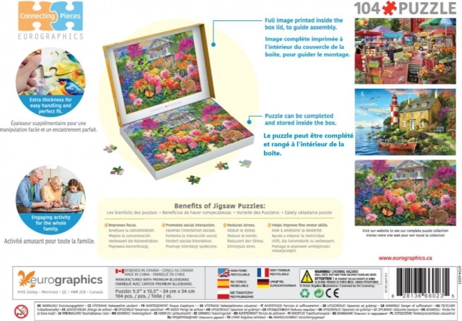 Puzzle Nyúlkert 104 darab