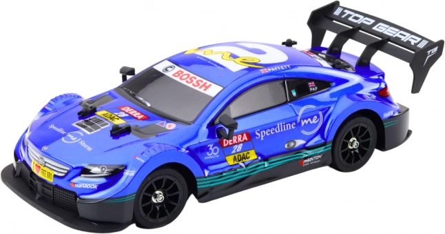 RC versenyautó drifteléshez kék 30 km/h 1:16