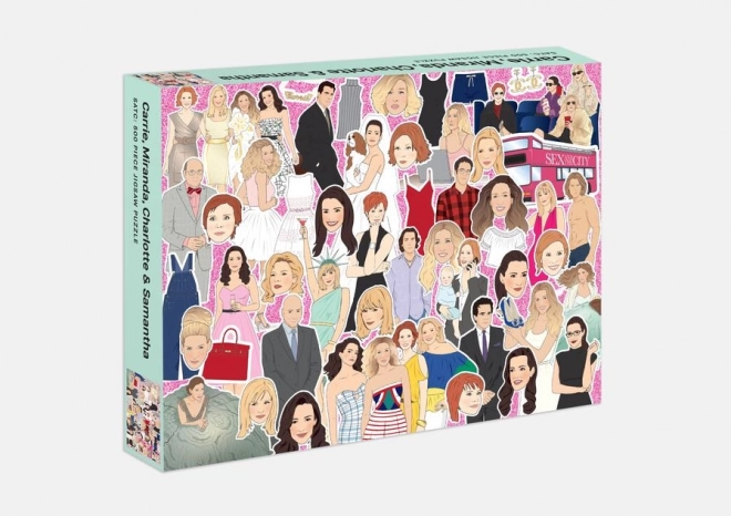 Sex és New York puzzle - Carrie, Miranda, Charlotte és Samantha 500 darabos