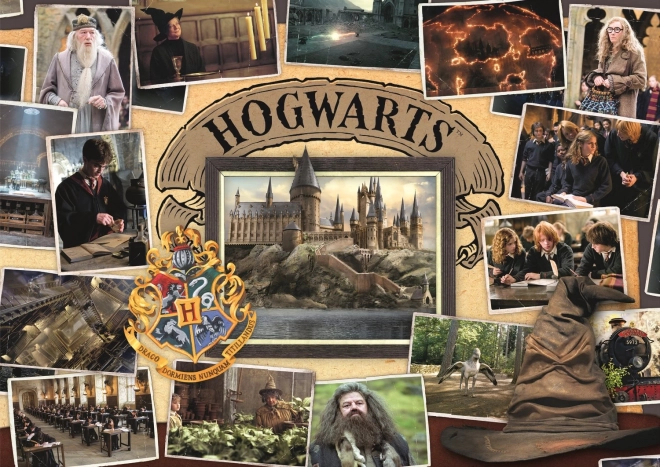 Harry Potter három varázsló tornája, Kvaff kviddics és Roxfort puzzle készlet