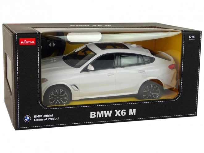 R/C autó Bmw X6 M 1:14 méretarányban - fehér