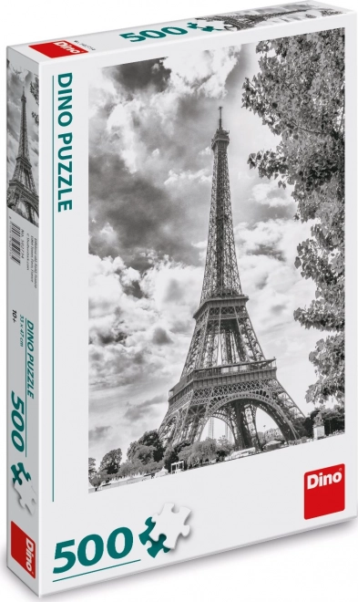 Eiffel-torony fekete-fehér puzzle 500 darabos